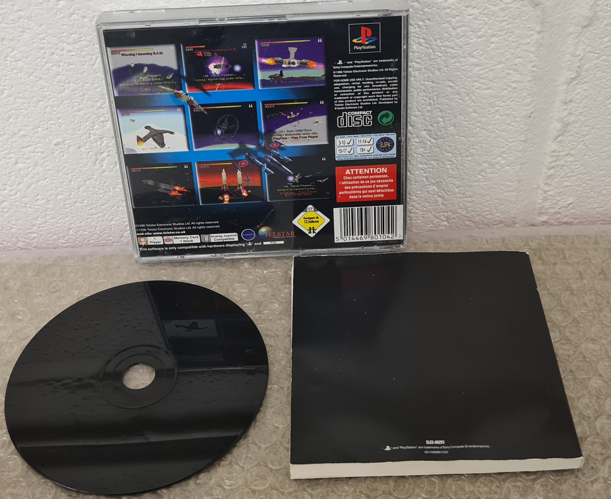 Starfighter 3000 Sony Playstation 1 (PS1) Game – Retro Gamer Heaven