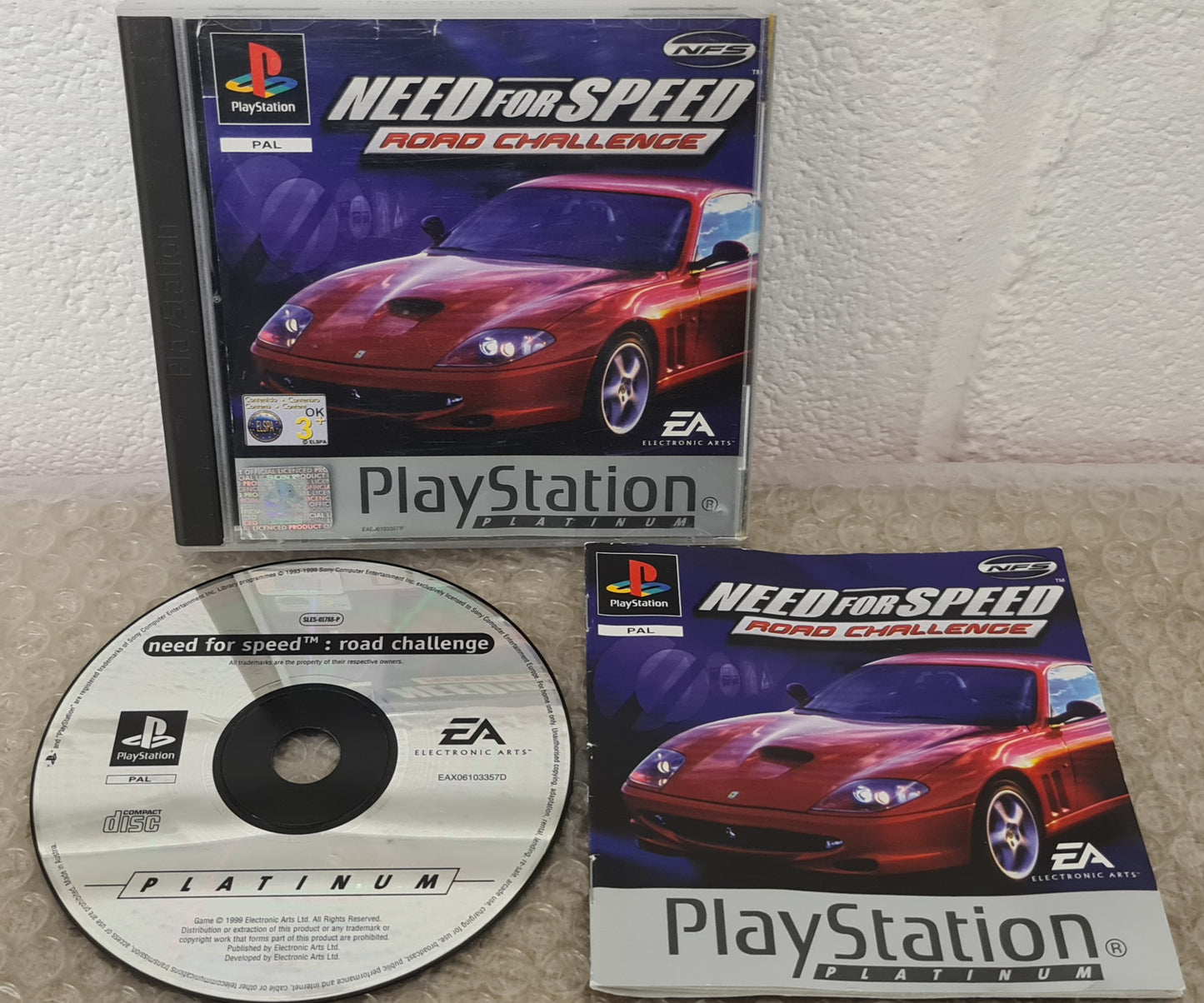 Need for Speed Road Challenge Sony Playstation 1 (PS1) Game