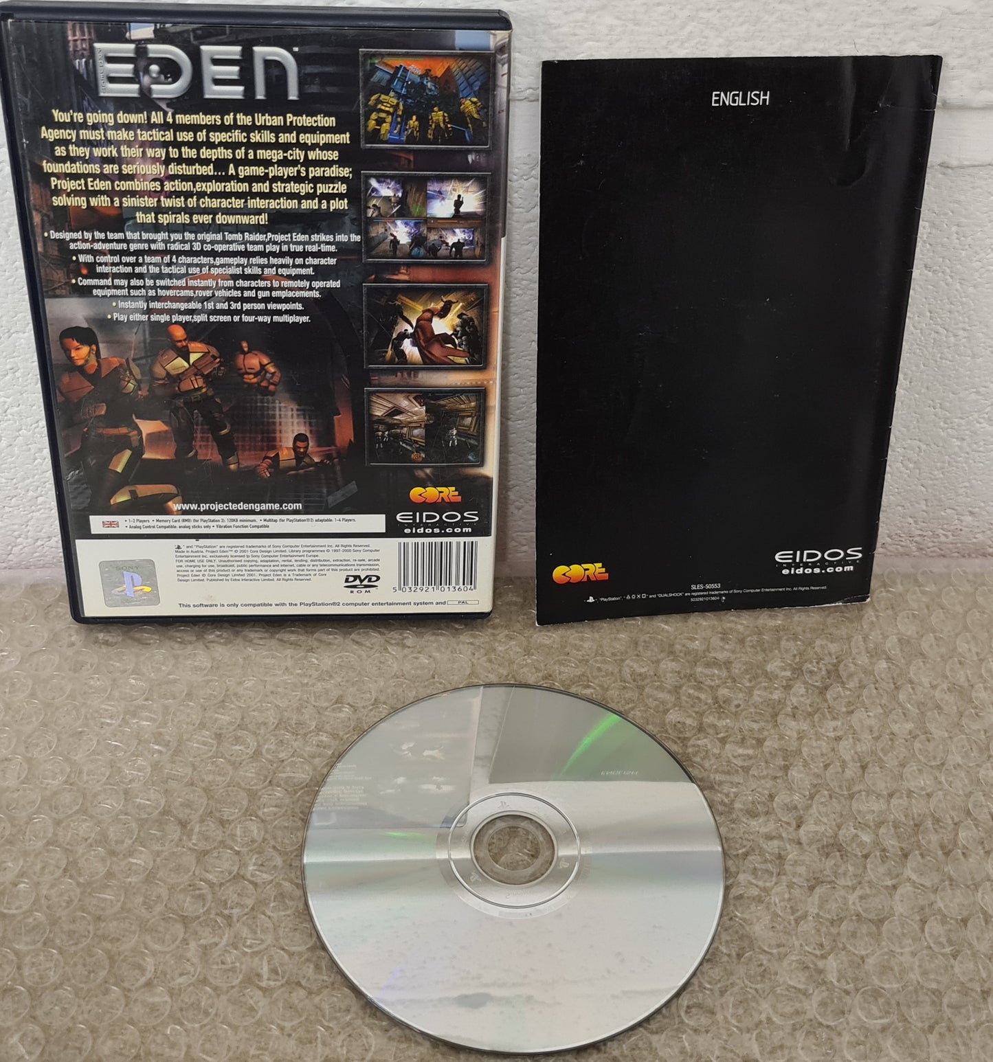 Project Eden Sony Playstation 2 (PS2) Game
