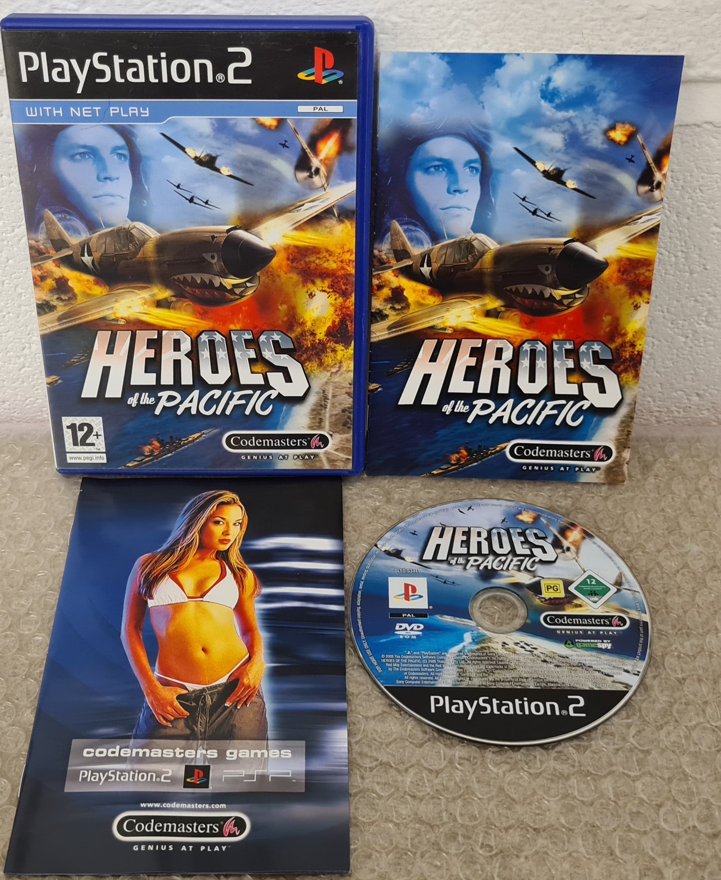 Heroes of the Pacific Sony Playstation 2 (PS2) Game