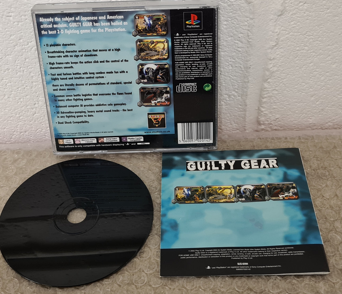 Guilty Gear Play It Version Sony Playstation 1 (PS1) Game