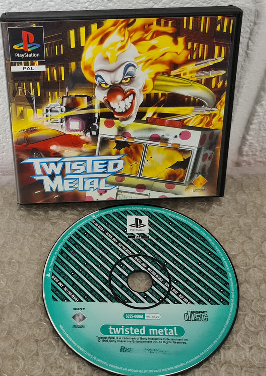 Twisted Metal RARE Ex Rental Sony Playstation 1 (PS1)  Game