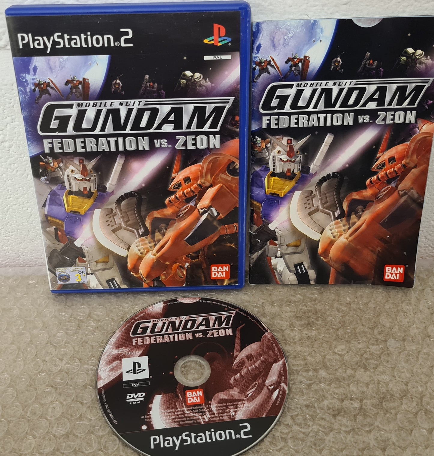 Mobile Suit Gundam Federation Vs Zeon Sony Playstation 2 (PS2) Game
