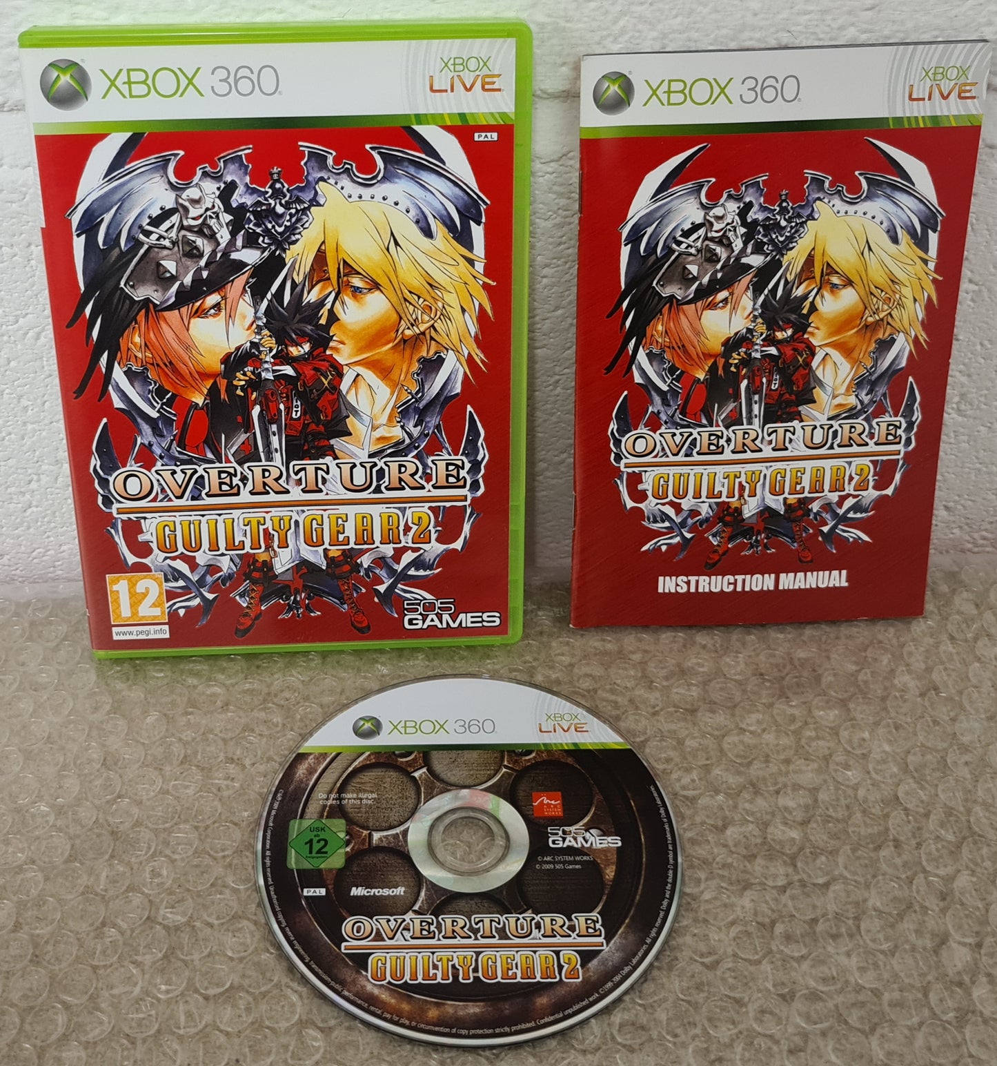 Guilty Gear 2 Overture Microsoft Xbox 360 Game