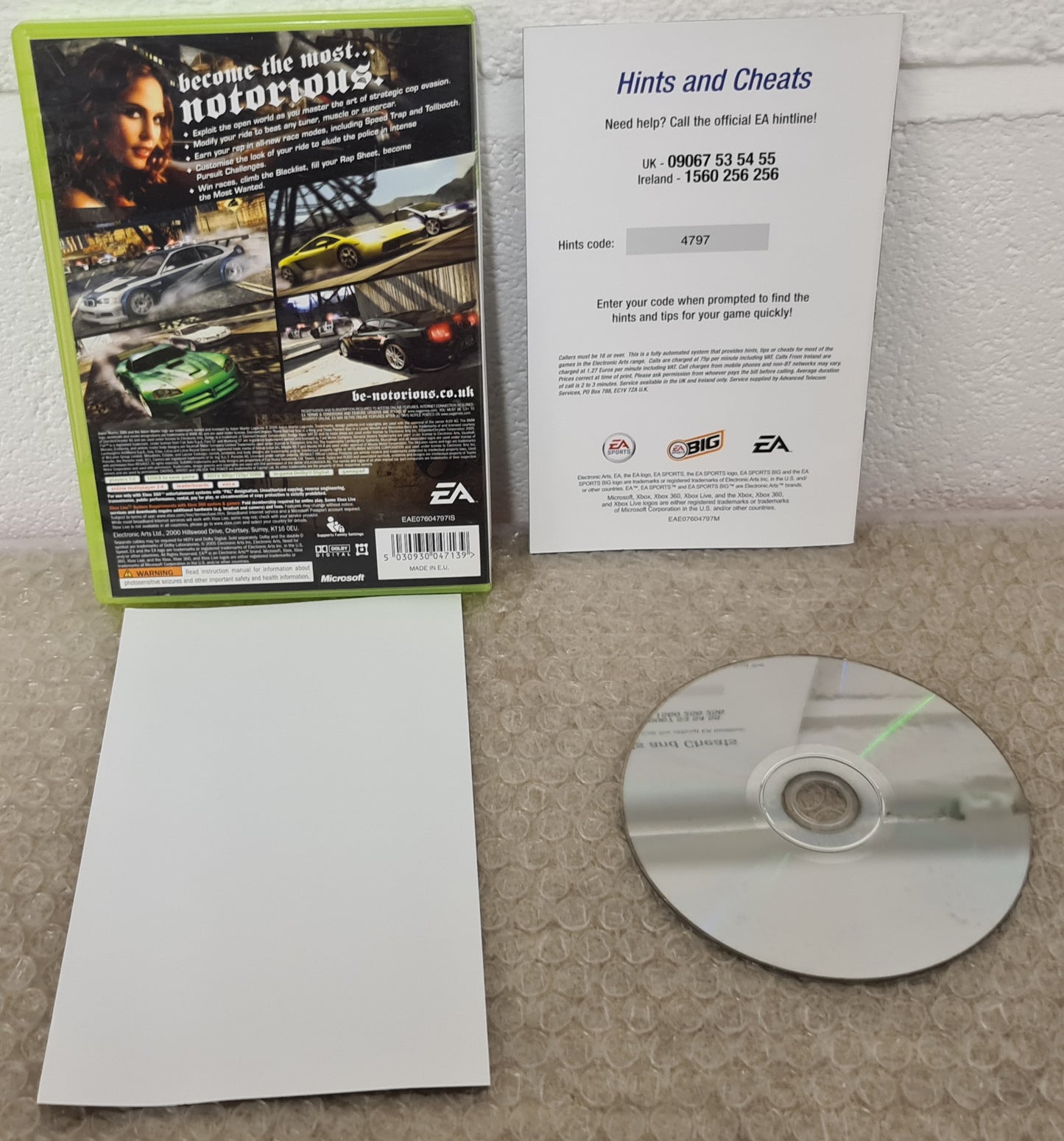 Need for Speed Most Wanted Microsoft Xbox 360 Game