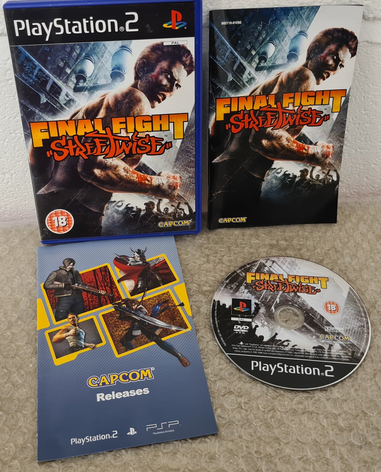 Final Fight Streetwise Sony Playstation 2 (PS2) Game