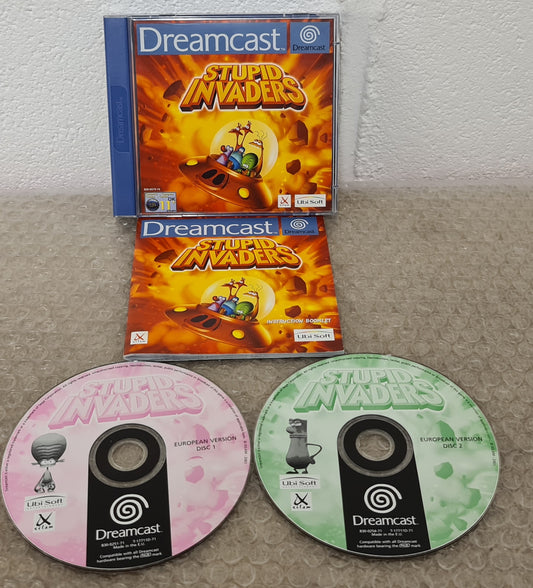 Stupid Invaders Sega Dreamcast Game