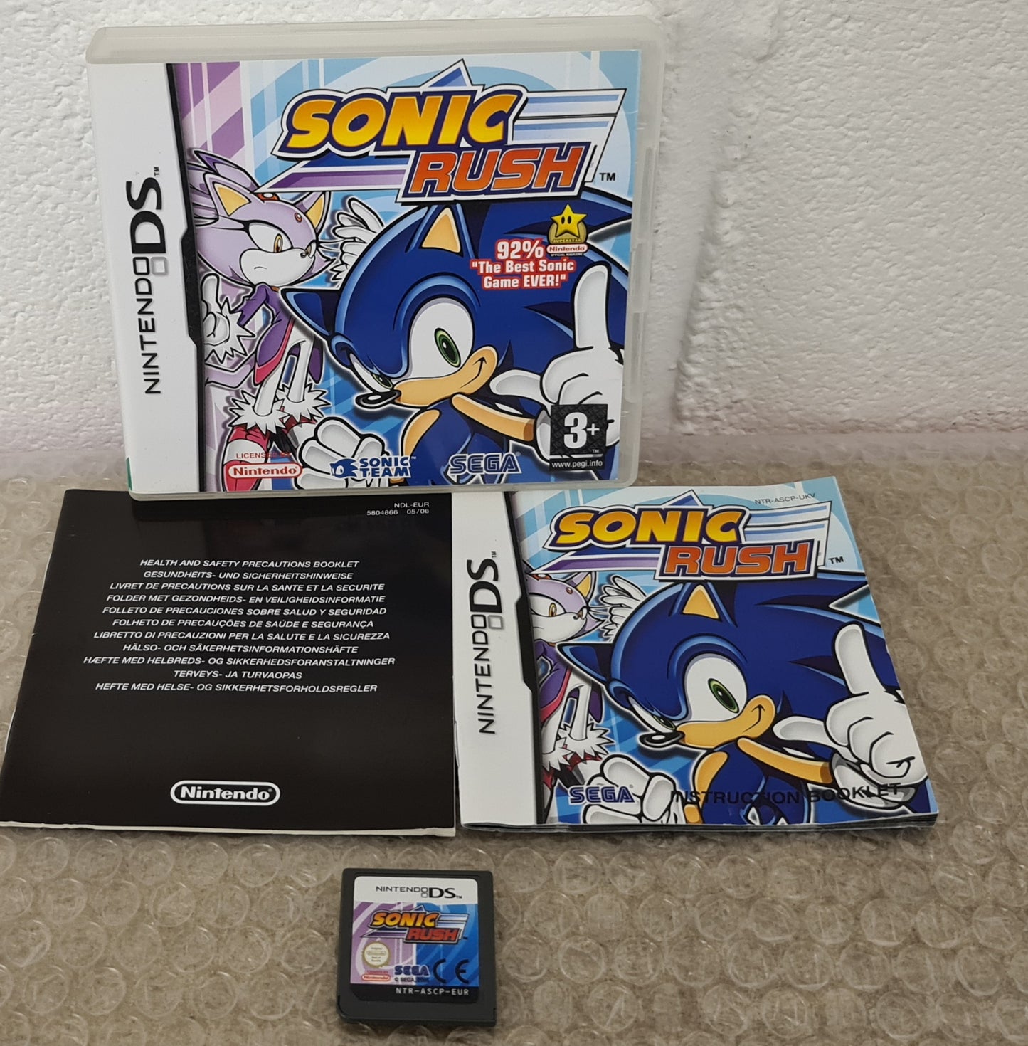 Sonic Rush Nintendo DS Game