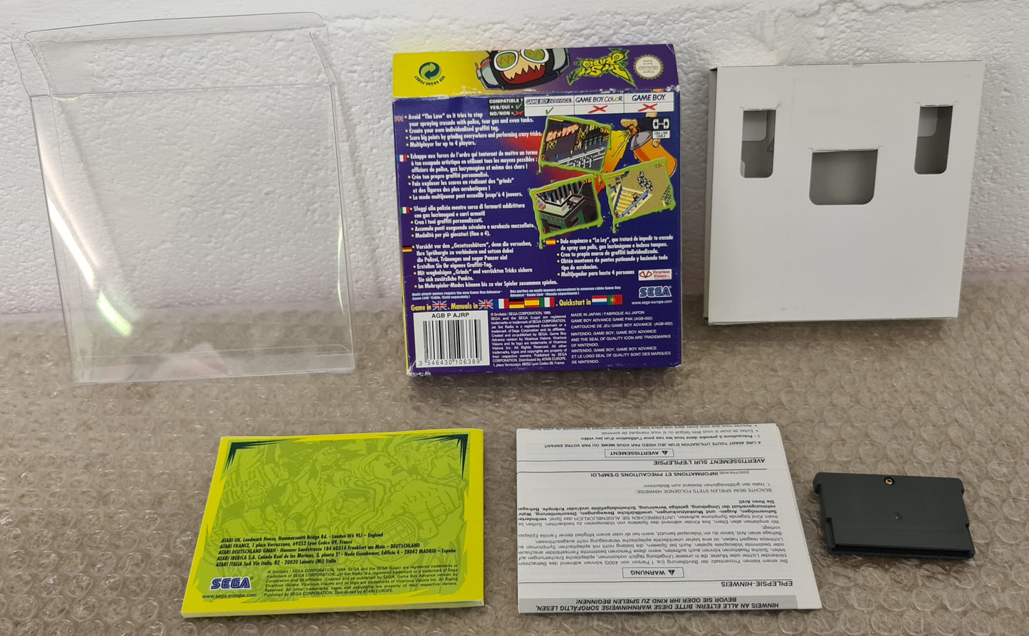 Jet Set Radio Game Boy Advance RARE Game