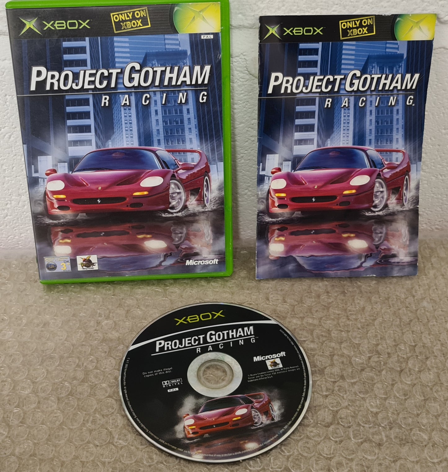 Project Gotham Racing Microsoft Xbox Game