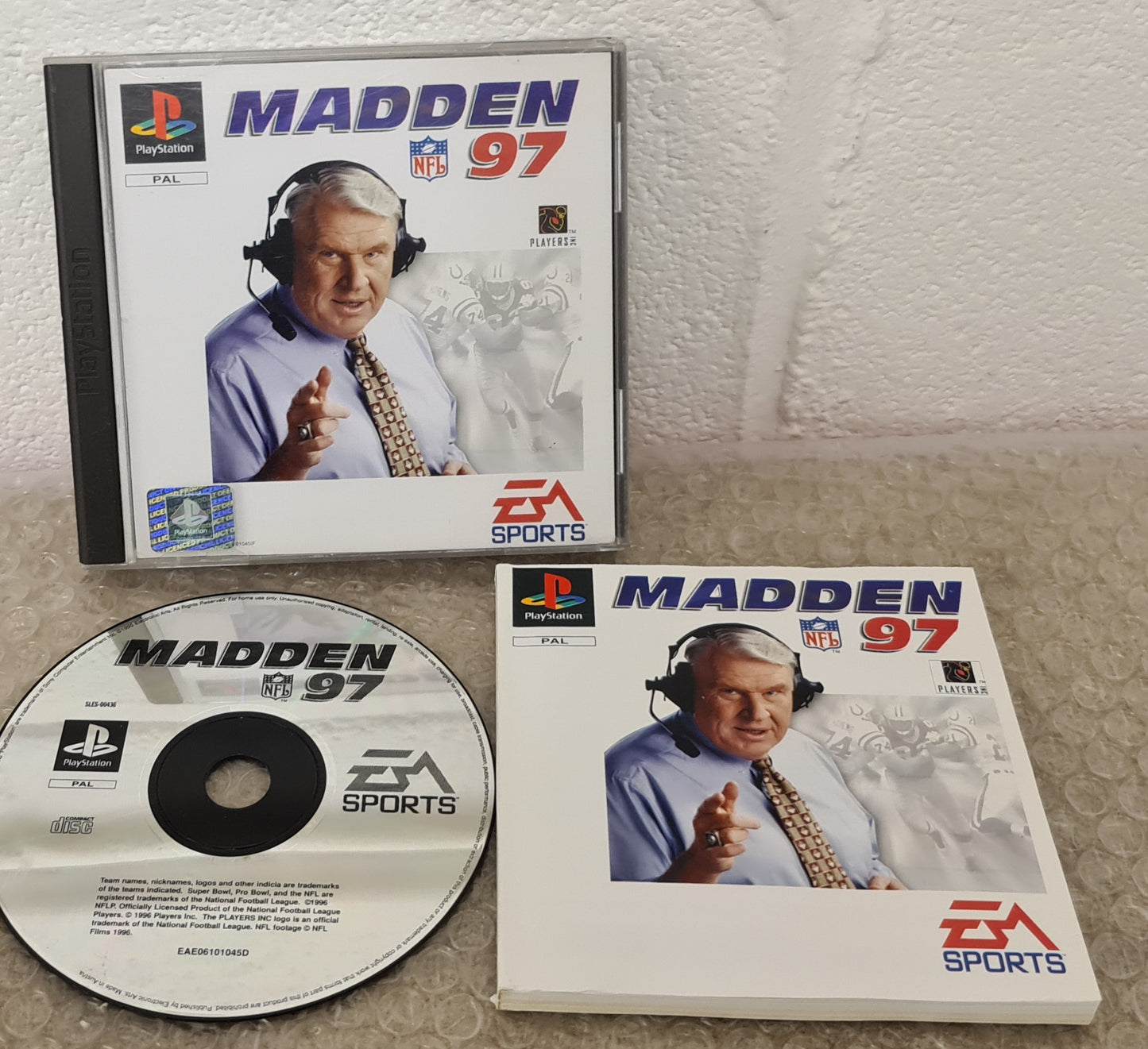 Madden NFL 97 Sony Playstation 1 (PS1) Game