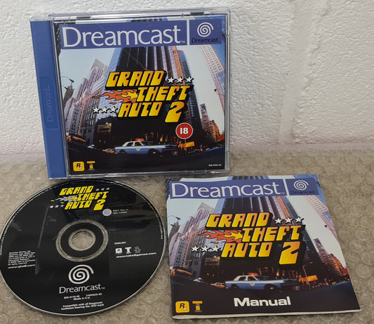 Grand Theft Auto 2 Sega Dreamcast RARE Game