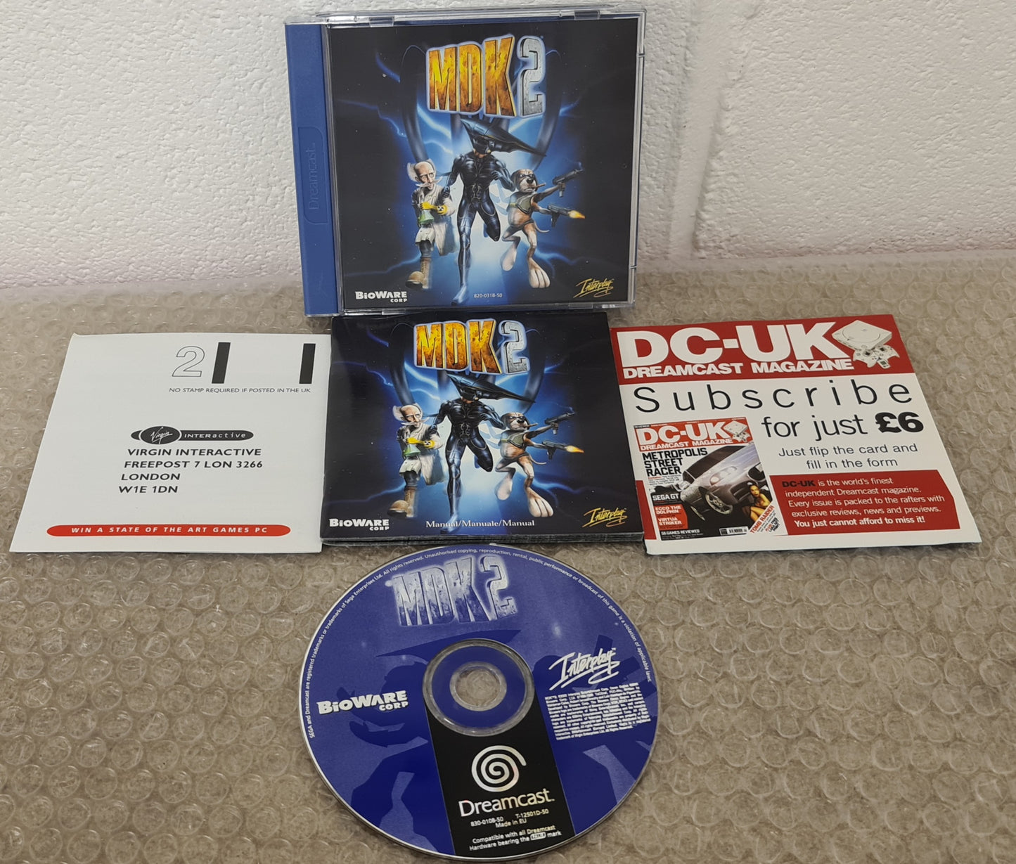 MDK 2 Sega Dreamcast Game