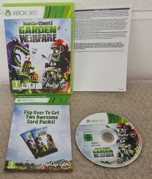 Plants Vs Zombies Garden Warfare Microsoft Xbox 360 Game