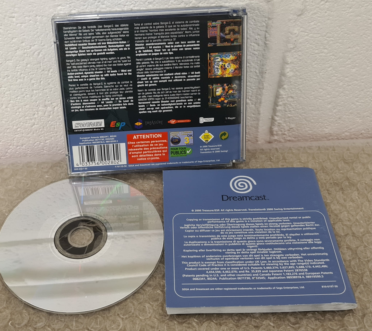 Bangai-O Sega Dreamcast Game
