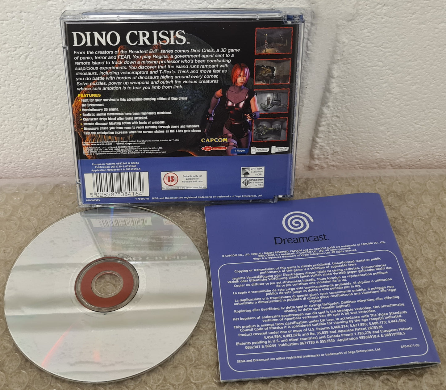 Dino Crisis Sega Dreamcast Game