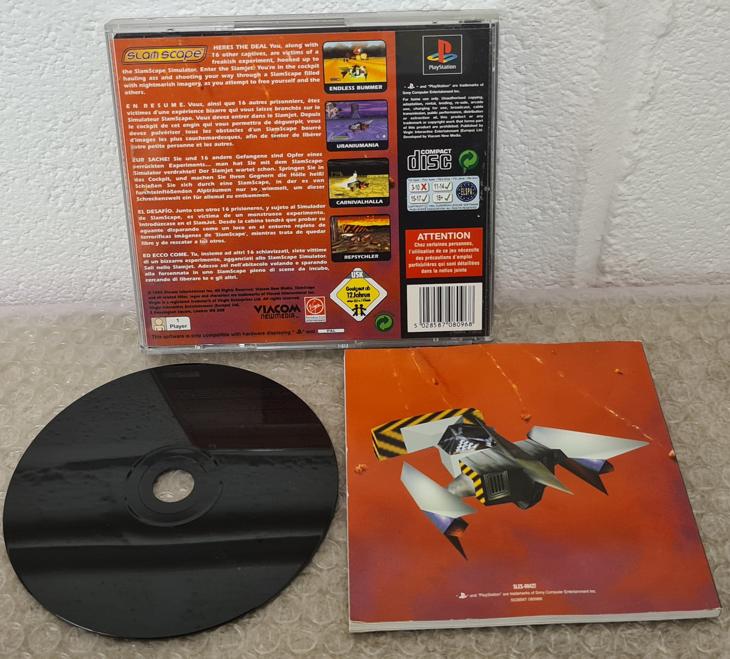 Slamscape Sony Playstation 1 (PS1) Game