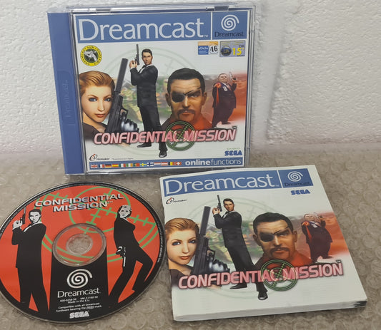 Confidential Mission Sega Dreamcast Game