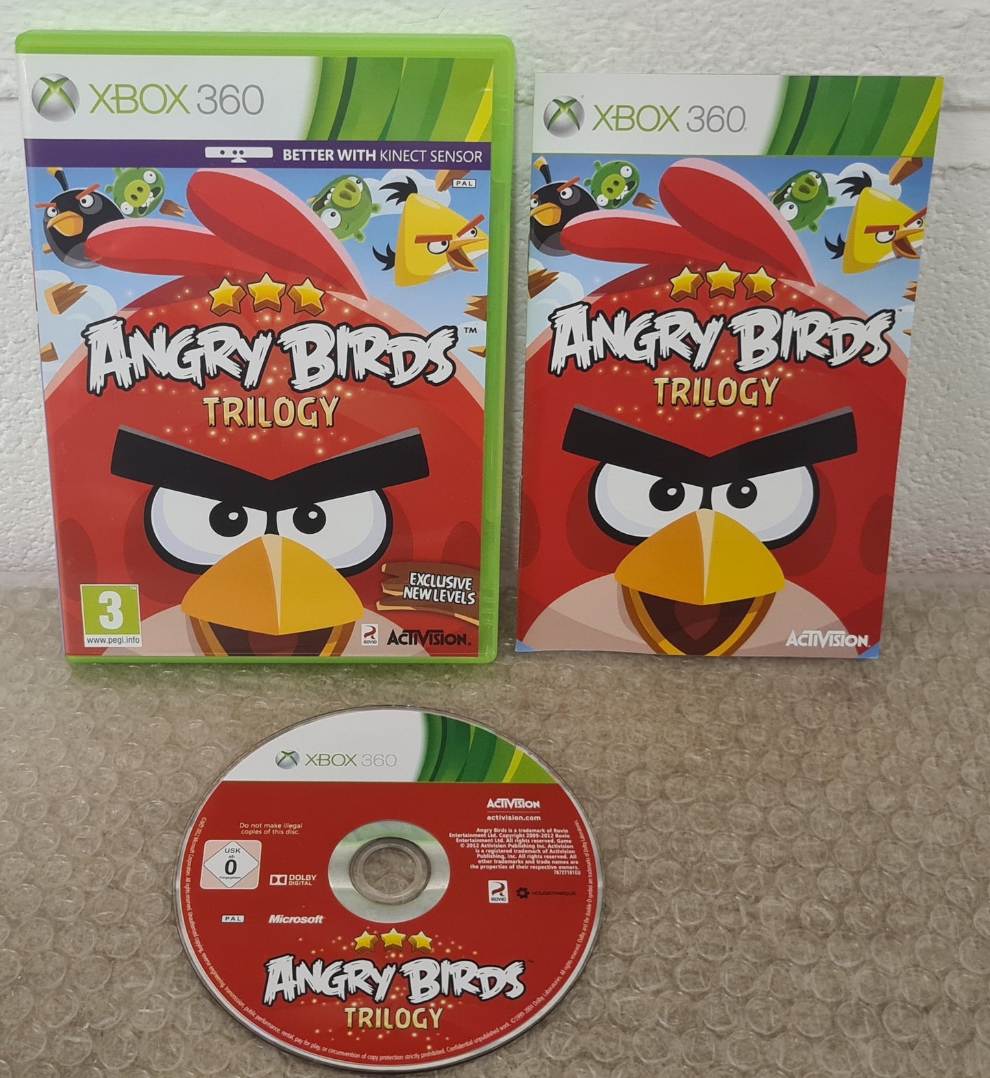 Angry Birds Trilogy Microsoft Xbox 360 Game