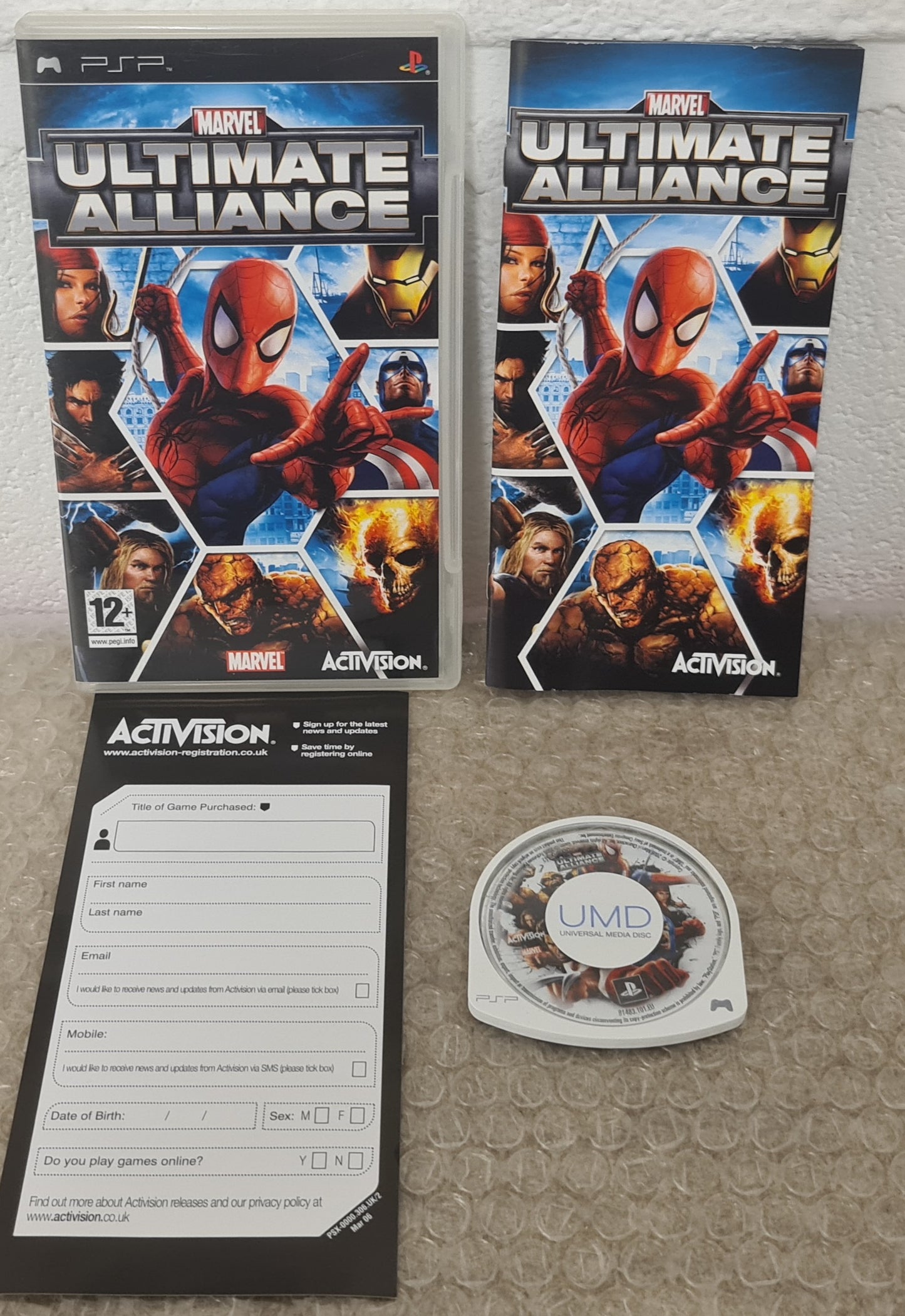 Marvel Ultimate Alliance Sony PSP Game – Retro Gamer Heaven