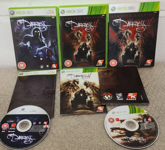 The Darkness 1 & 2 Limited Edition with Poster Microsoft Xbox 360 Game Bundle