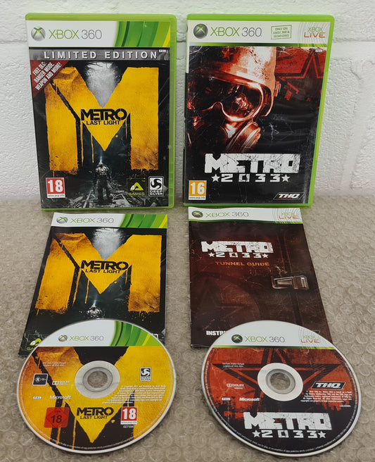 Metro Last Light Limited Edition & 2033 Microsoft Xbox 360 Game Bundle