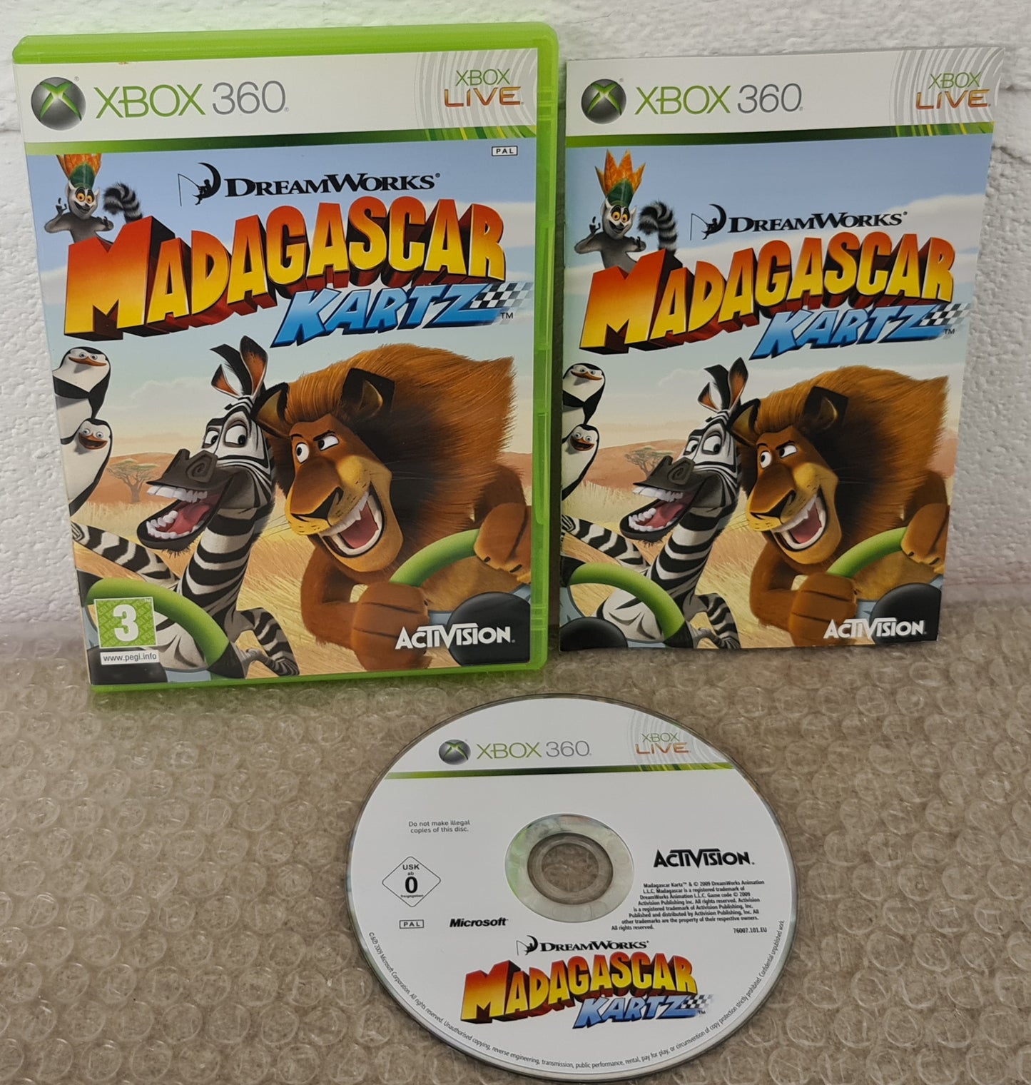 Madagascar Kartz Microsoft Xbox 360 Game