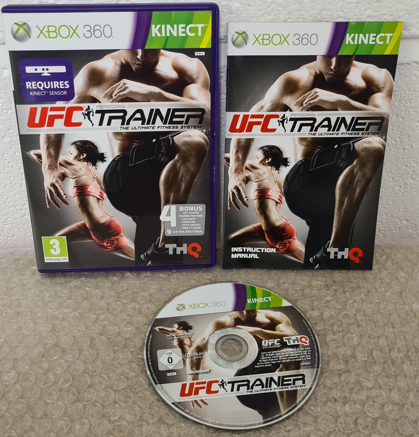 Personal UFC Trainer the Ultimate Fitness System Microsoft Xbox 360 Game