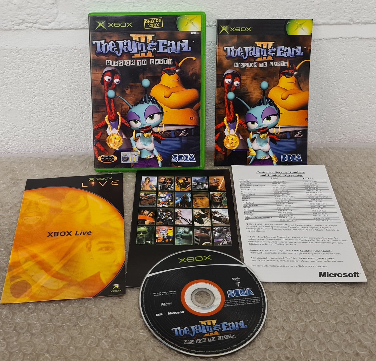 ToeJam & Earl III Mission to Earth Microsoft Xbox Game