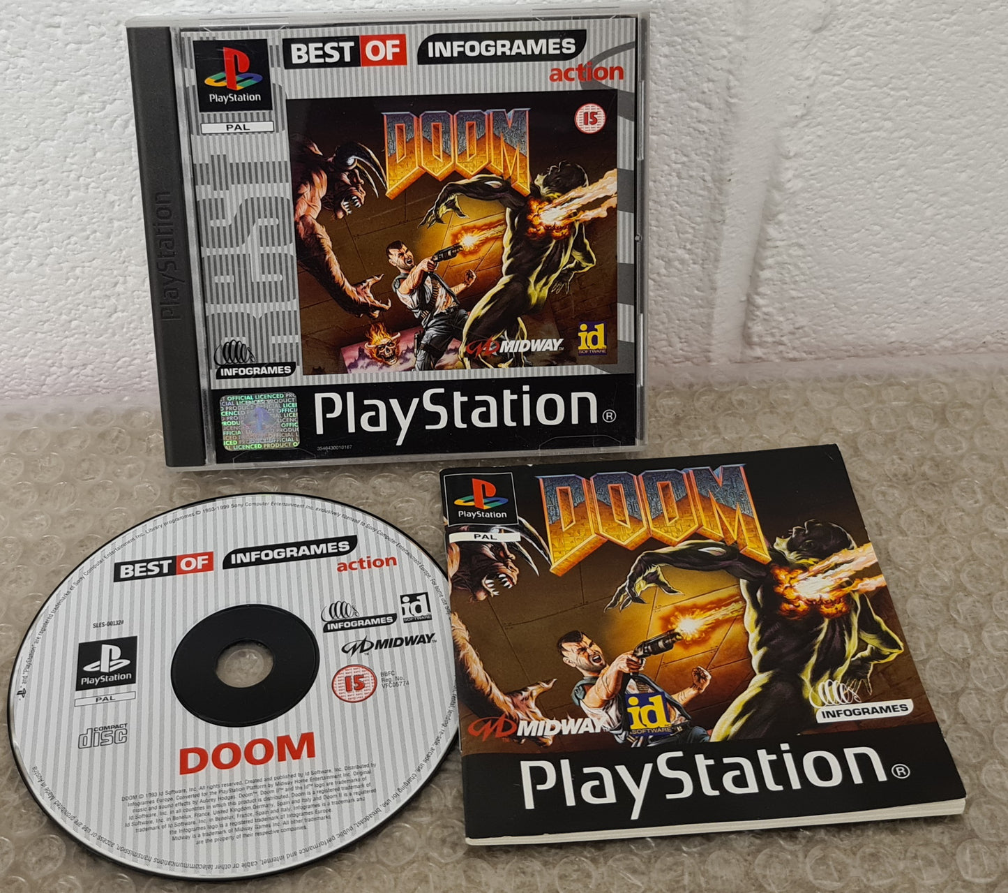 Doom Best of Infogrames Sony Playstation 1 (PS1) Game