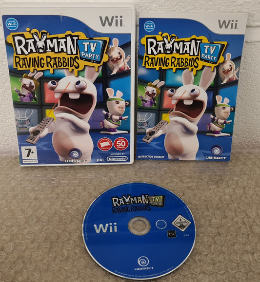 Rayman Raving Rabbids TV Party Nintendo Wii Game