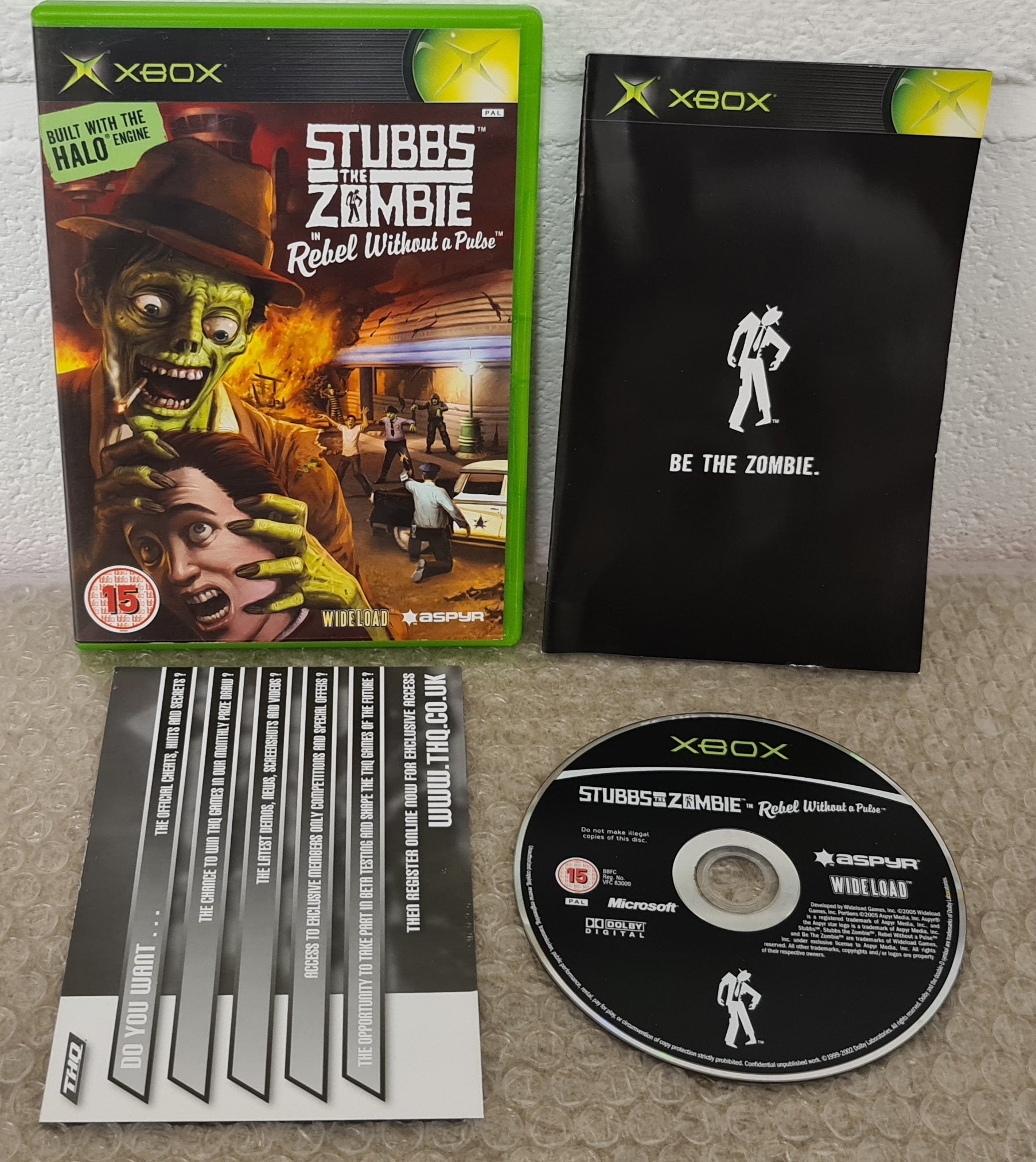 Stubbs the Zombie Rebel Without a Pulse Microsoft Xbox Game 