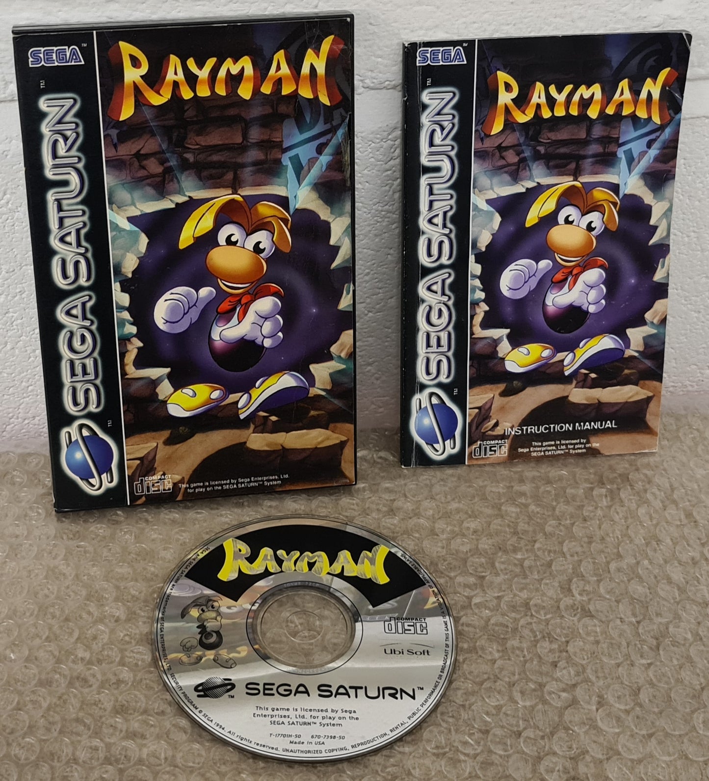 Rayman Sega Saturn Game