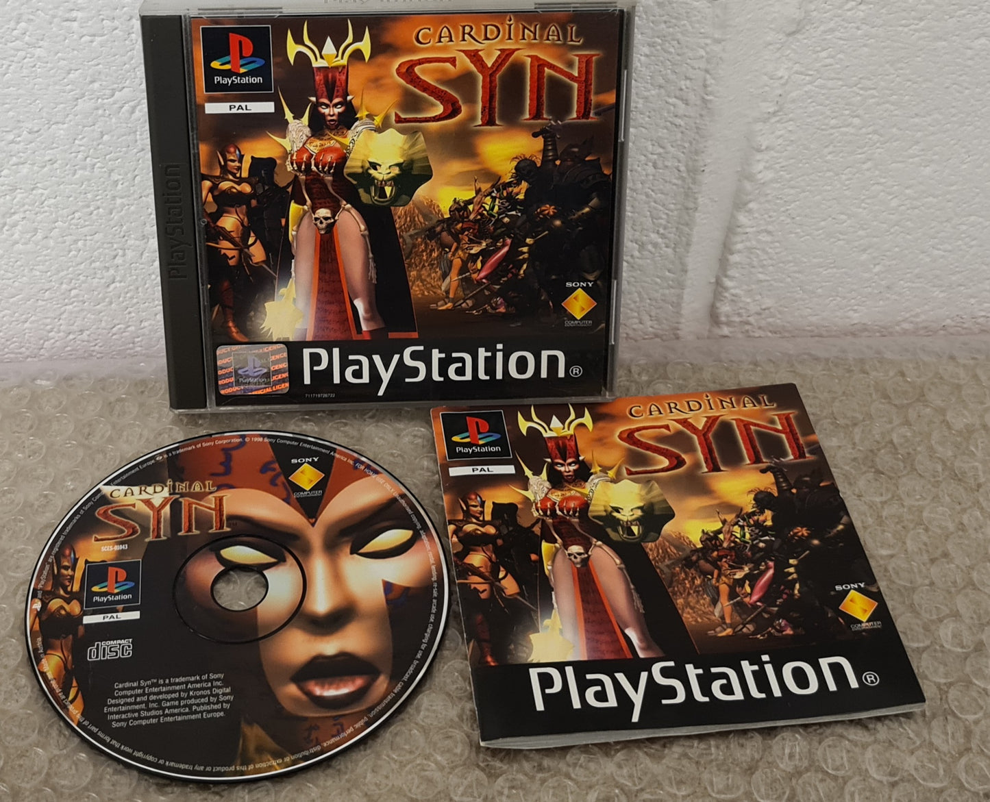 Cardinal Syn Sony Playstation 1 (PS1) Game
