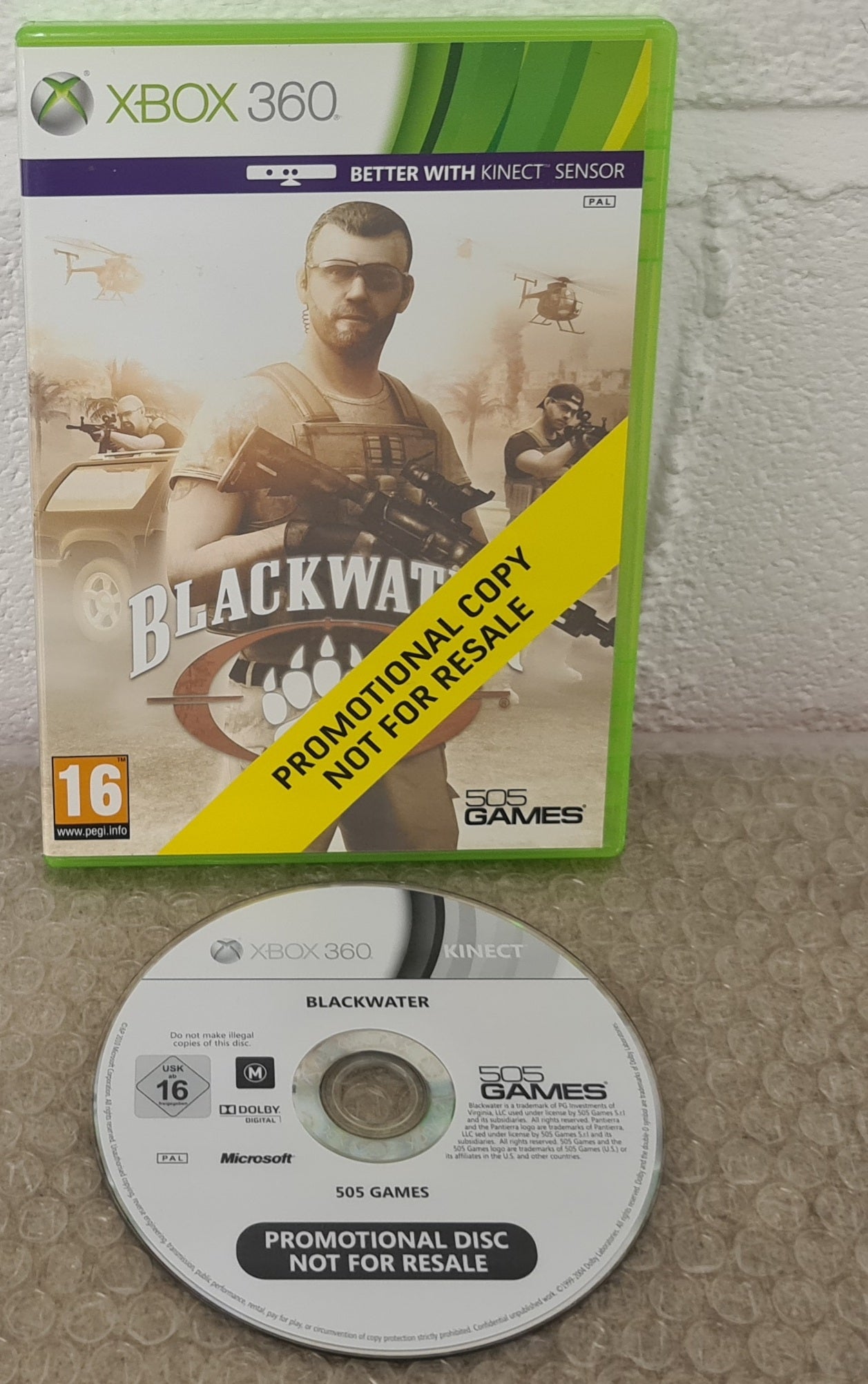 Blackwater RARE Promotional Copy Not For Resale Microsoft Xbox 360 Game