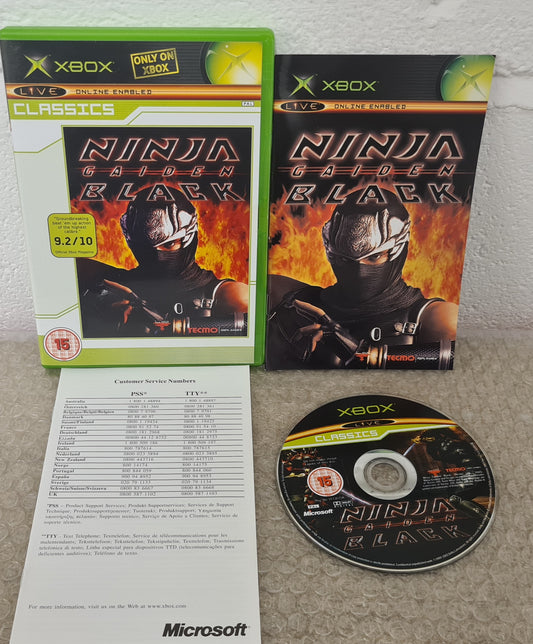 Ninja Gaiden Black Classics Microsoft Xbox Game