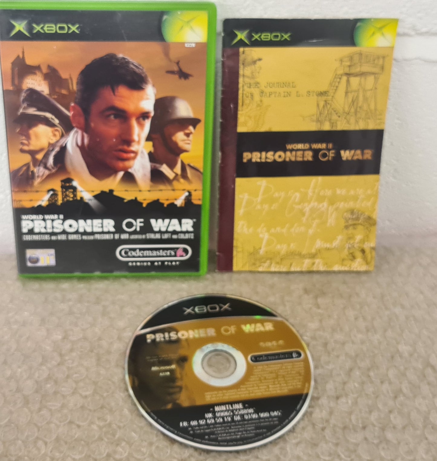 World War II Prisoner of War Microsoft Xbox Game