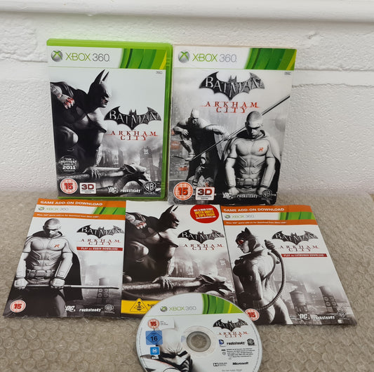 Batman Arkham City with RARE Holographic Sleeve Microsoft Xbox 360 Game