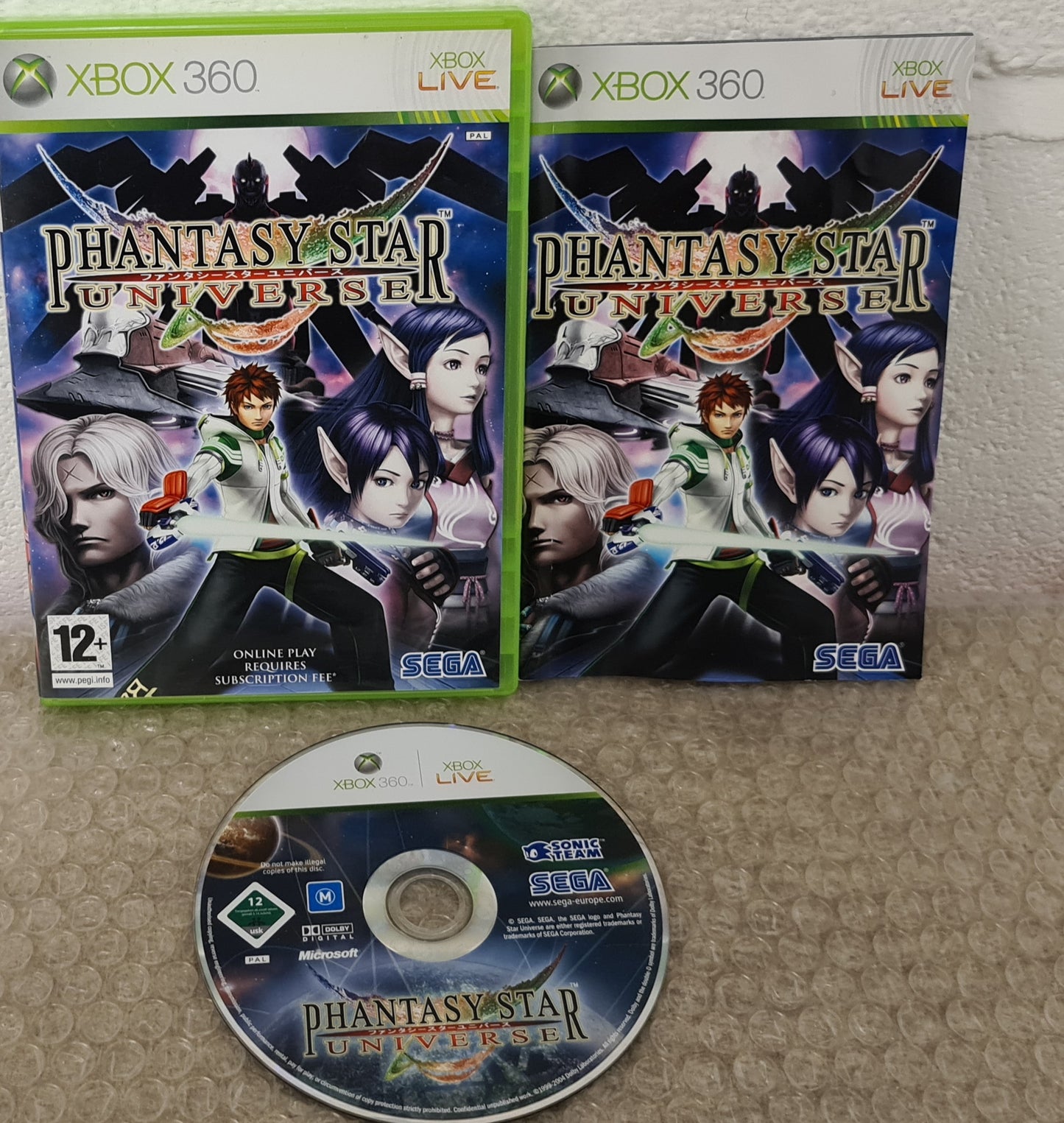 Phantasy Star Universe Microsoft Xbox 360 Game