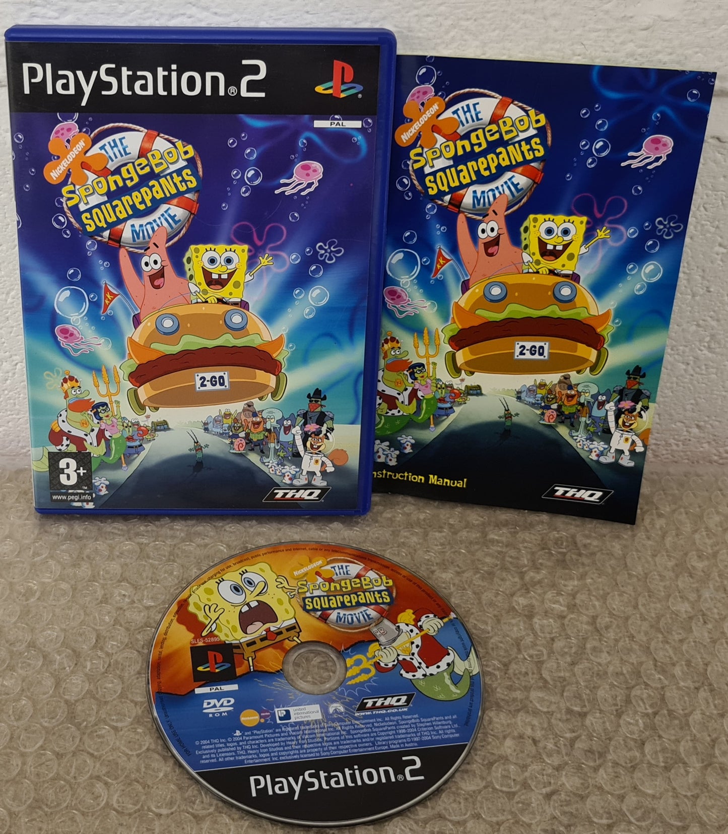 Spongebob Squarepants the Movie Sony Playstation 2 (PS2) Game
