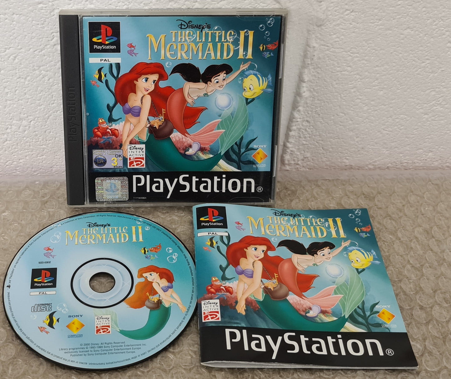 The Little Mermaid II Sony Playstation 1 (PS1) RARE Game