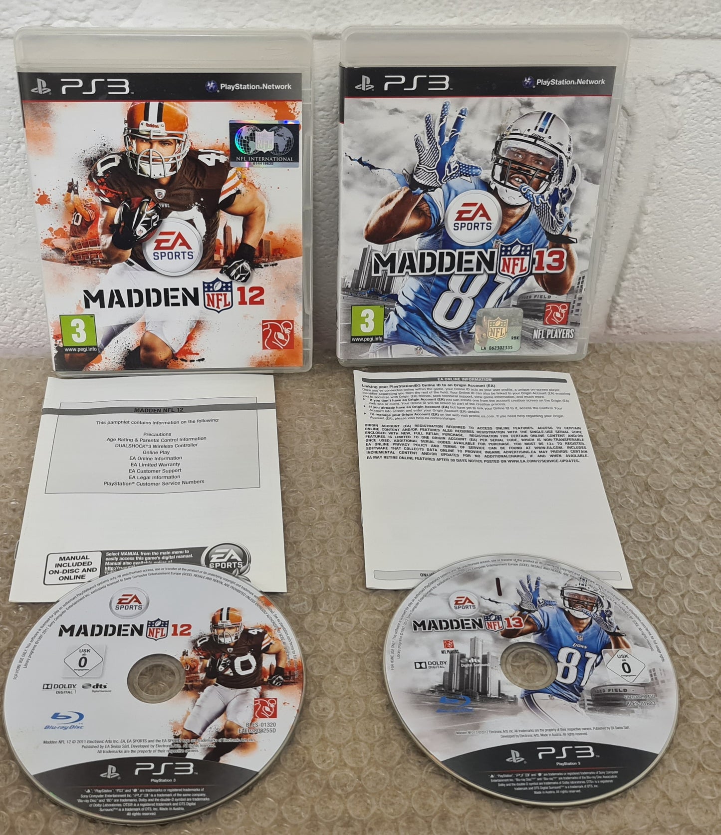 Madden NFL 09 & 10 Sony Playstation 3 (PS3) Game