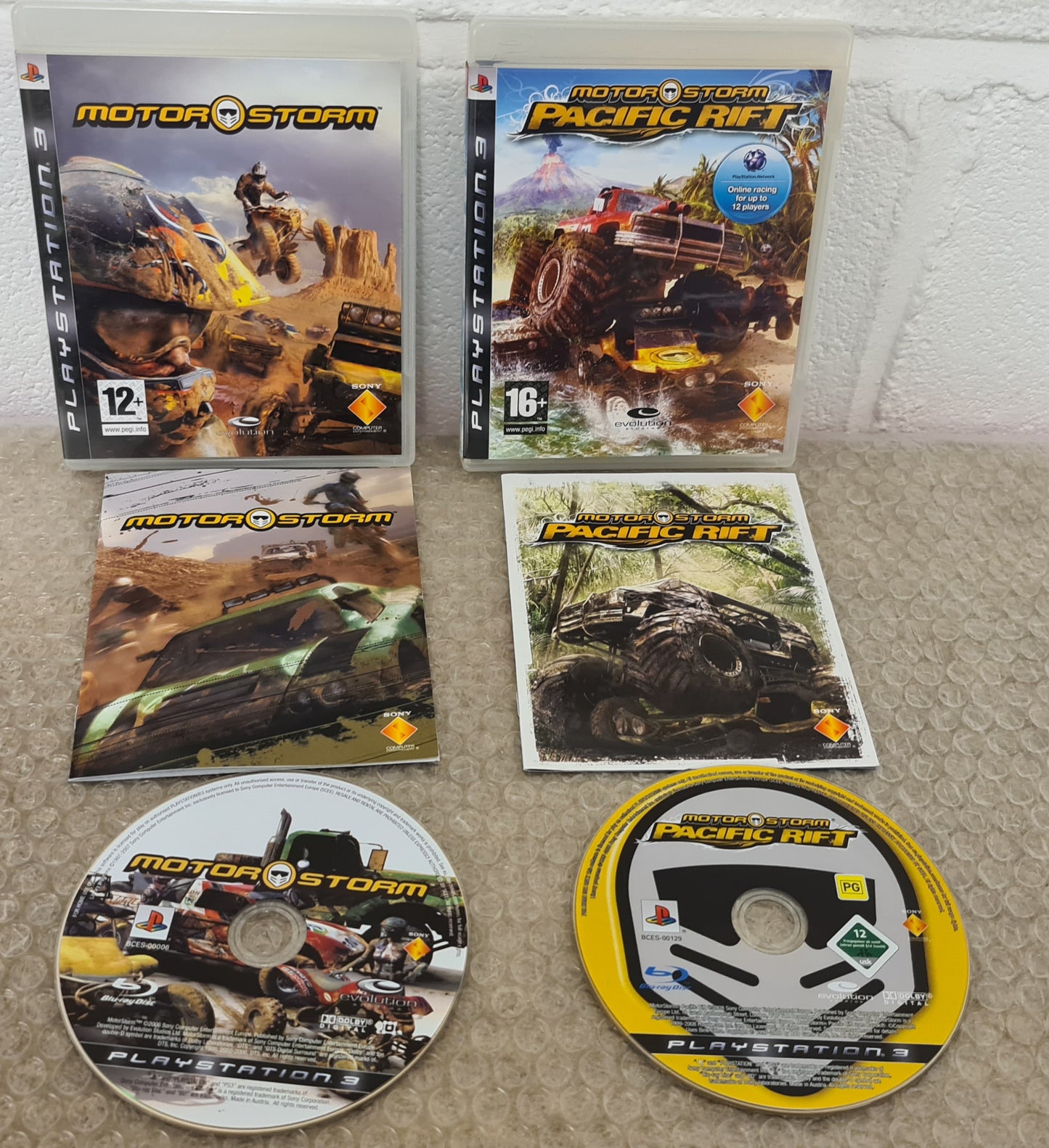 MotorStorm & MotorStorm Pacific Rift Sony Playstation 3 (PS3) Game Bundle
