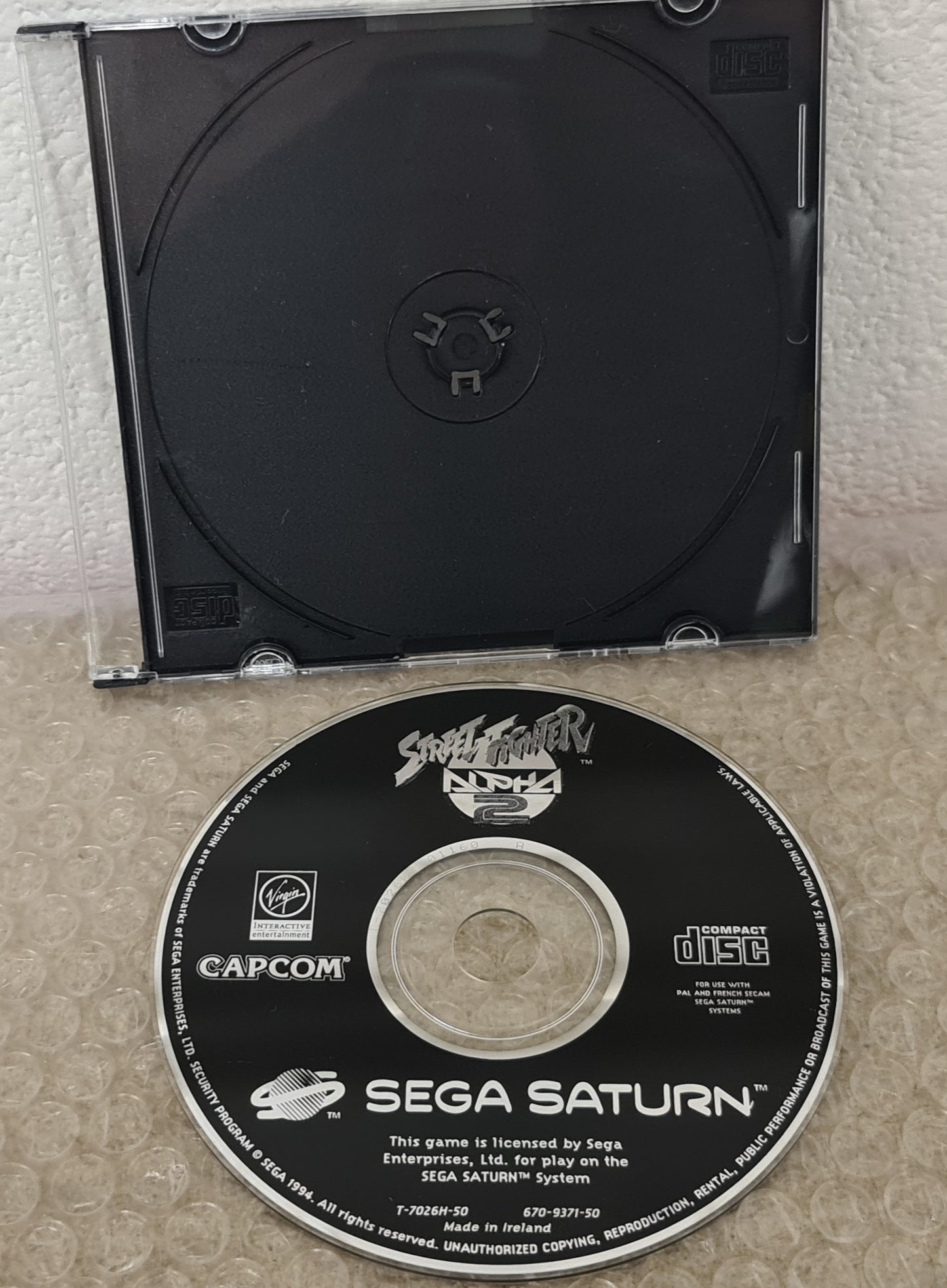 Street Fighter Alpha 2 Sega Saturn Game Disc Only
