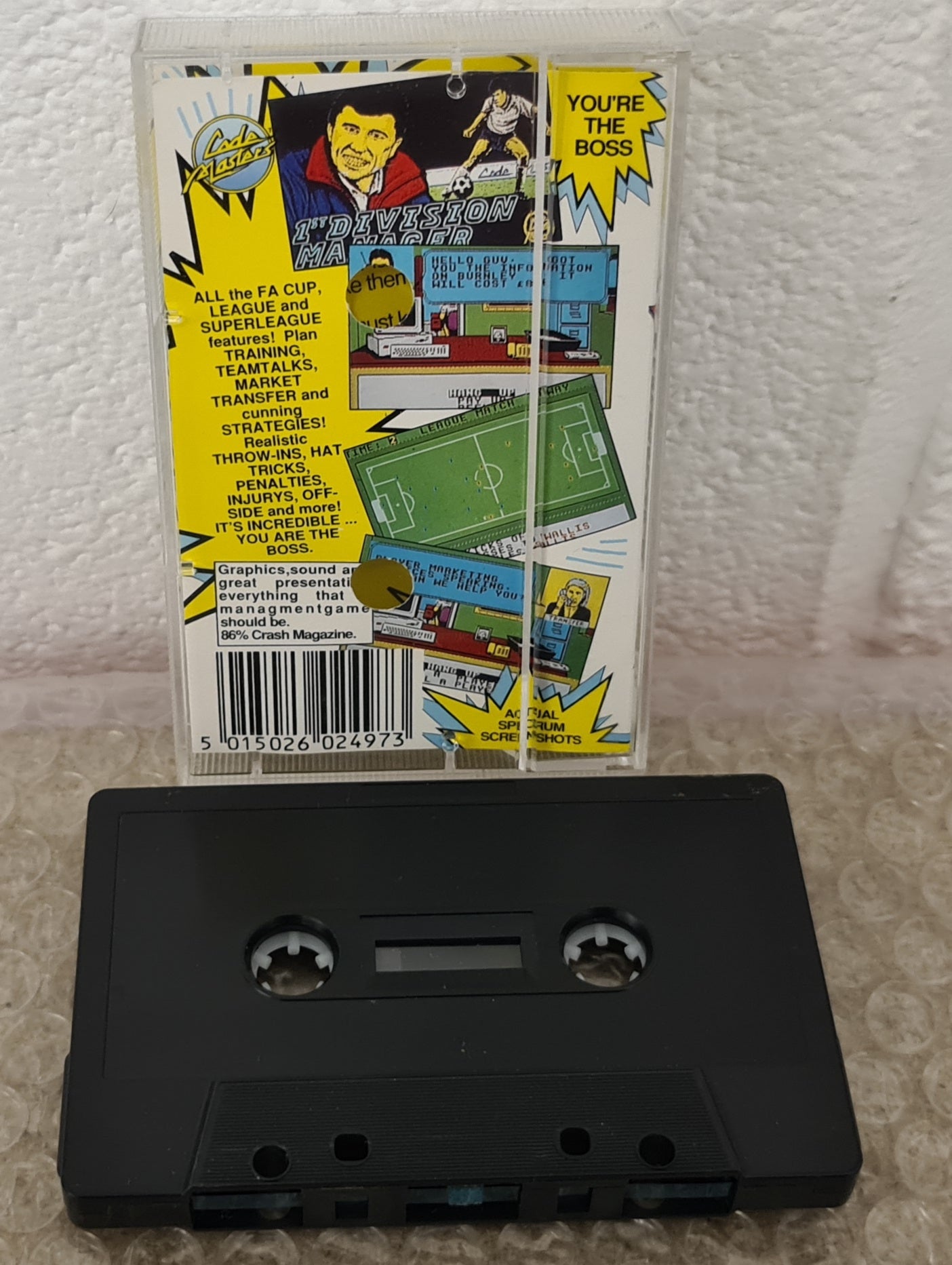 1st Division Manager ZX Spectrum Game