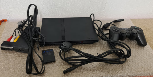 Sony Playstation 2 (PS2) SCPH 77003 Slim Console with 8MB Memory Card