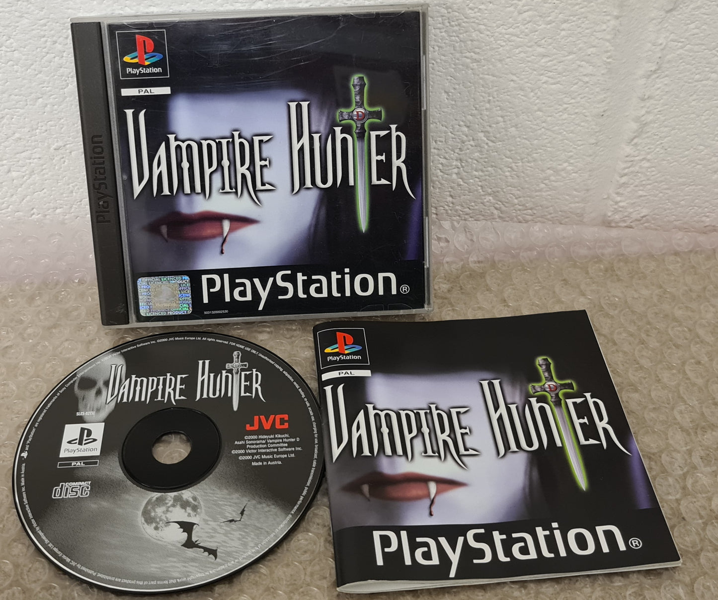 Vampire Hunter Sony Playstation 1 (PS1) Game
