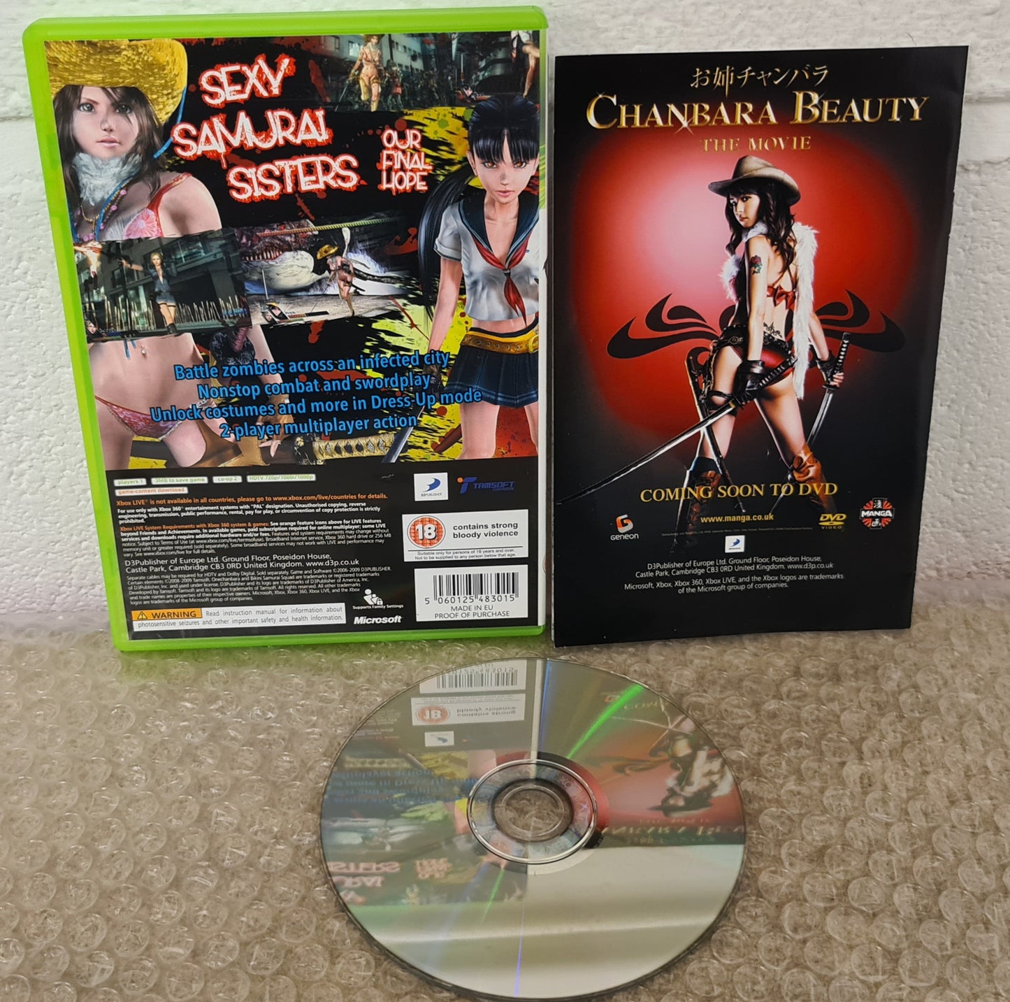 Onechanbara Bikini Samurai Squad Microsoft Xbox 360 Game
