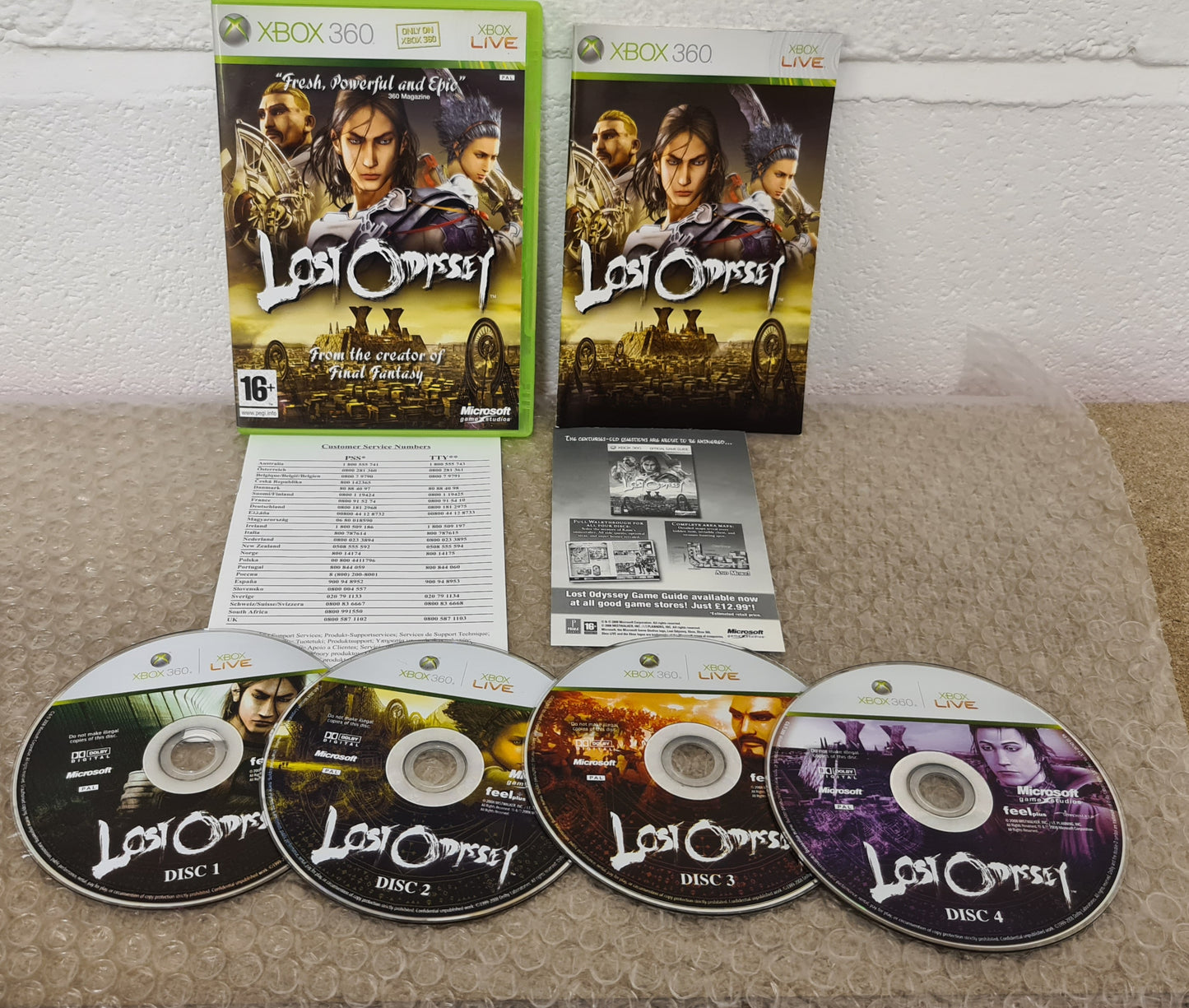 Lost Odyssey Microsoft Xbox 360 Game
