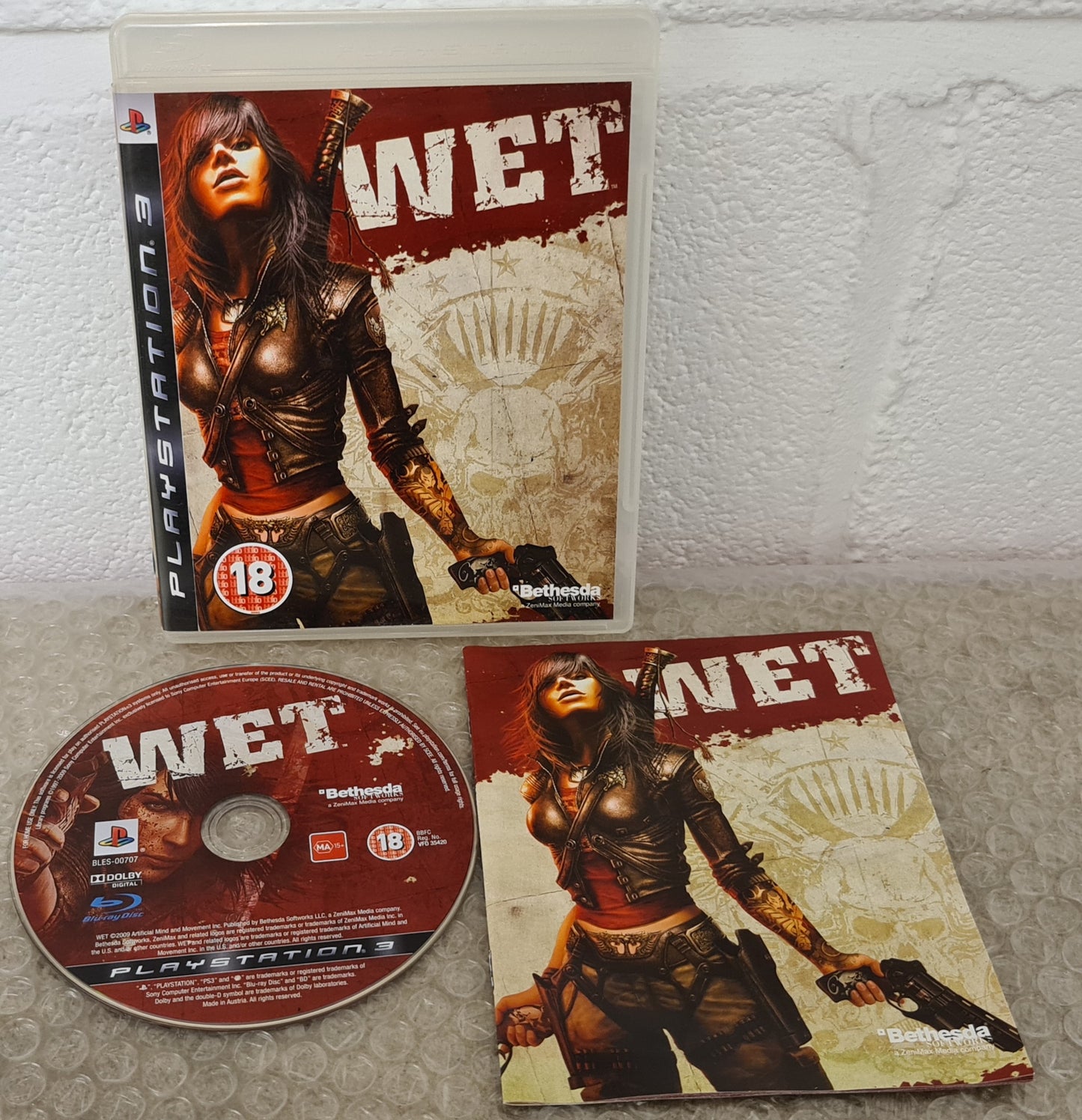 Wet Sony Playstation 3 (PS3) Game